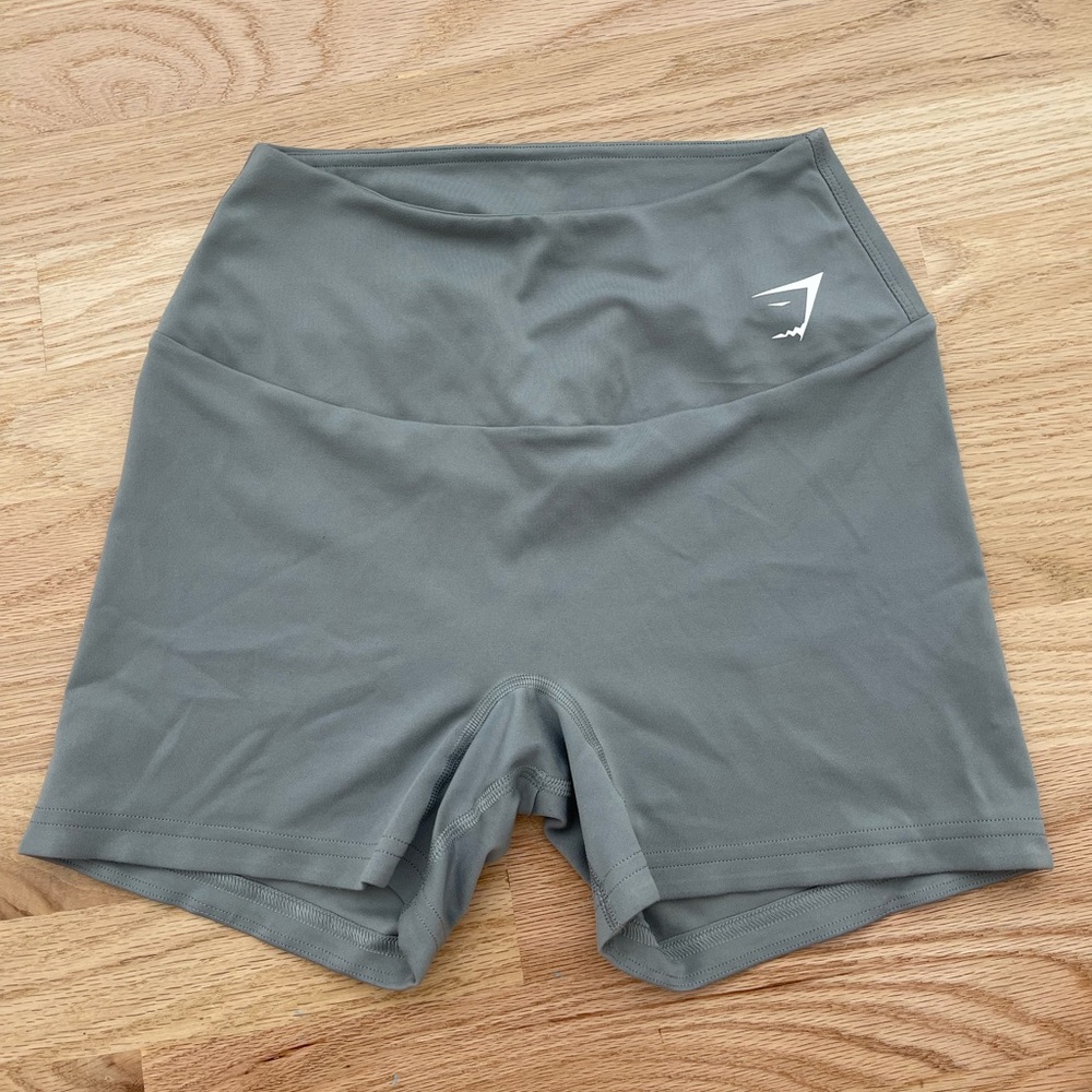 Gymshark gray biker shorts